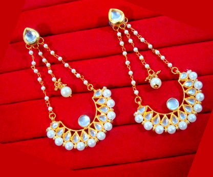 HC33, Daphne Dazzling Kundan Mangalsutra and Maang Tikka Set For New Year for Women-6