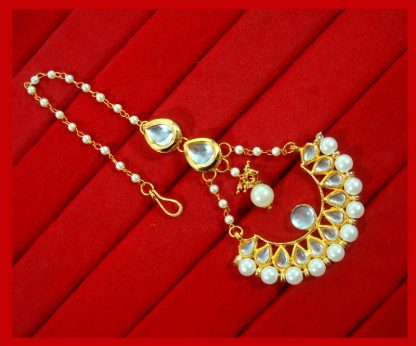 HC33, Daphne Dazzling Kundan Mangalsutra and Maang Tikka Set For New Year for Women-7