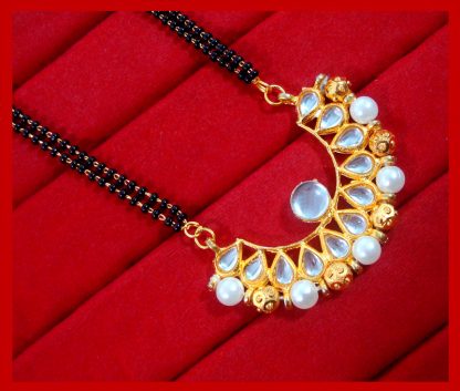 HC34, Daphne Gorgeous Kundan Mangalsutra and Maang Tikka Set For New Year for Women-3