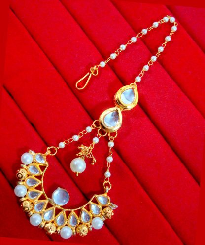 HC34, Daphne Gorgeous Kundan Mangalsutra and Maang Tikka Set For New Year for Women-5