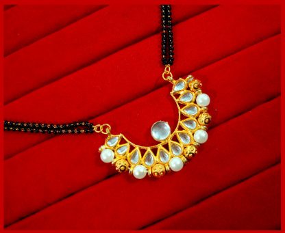 HC34, Daphne Gorgeous Kundan Mangalsutra and Maang Tikka Set For New Year for Women-6