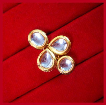 KC17, Daphne Ravishing Kundan Carving Earrings For Women