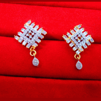 ZR35 Daphne Zircon Studded Square earring Set for Women Gift For Wife