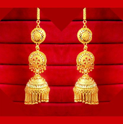 JM31-Daphne-Indian-Bollywood-Variation-Earrings-Jhumka-Party-Wedding-Events-For-Women