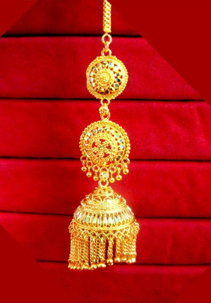 JM31 Daphne Indian Bollywood Variation Earrings Jhumka Party Wedding Events For Women SINGLE VIEW