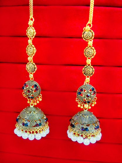 JM48 Daphne Indian Bollywood Variation Earrings Jhumka Party Wedding Events For Women