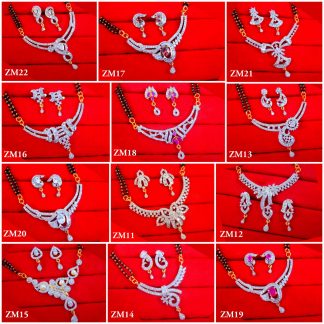 Daphne Indian Bollywood Zircon Mangalsutra Set Gift For Wife