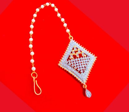 MAG90 Daphne Bold and Beautiful Zircon Studded Maang Tikka For Women-1MAG90 Daphne Bold and Beautiful Zircon Studded Maang Tikka For Women-1