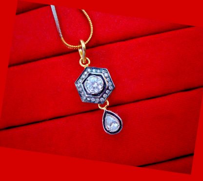 PN69 Daphne Premium Zircon Antique Party Wear Pendant for Women