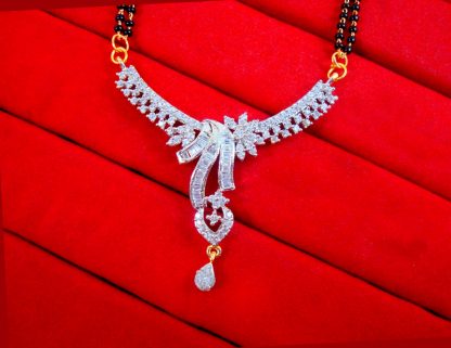 ZM12 Daphne Indian Fashion Zircon Ruby Mangalsutra Set Gift For Wife-1
