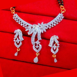 ZM12 Daphne Indian Fashion Zircon Ruby Mangalsutra Set Gift For Wife