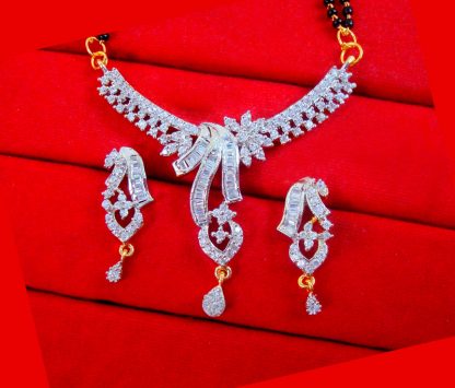 ZM12 Daphne Indian Fashion Zircon Ruby Mangalsutra Set Gift For Wife