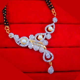 ZM15 Daphne Indian Fashion Zircon Ruby Mangalsutra Set Gift For Wife-1
