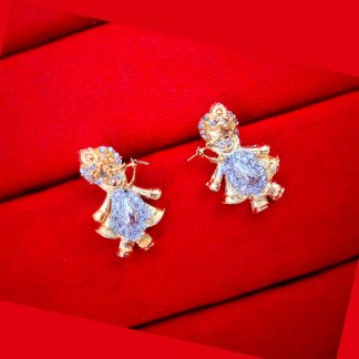 ZR67 Daphne Zircon Krishna Earrings For Gift