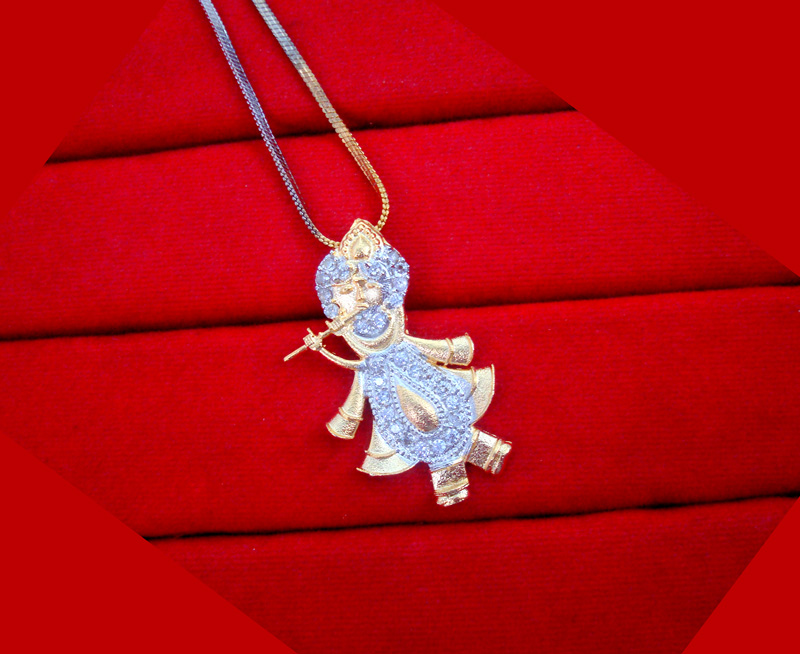 ZR67 Daphne Zircon Krishna Pendant For Gift