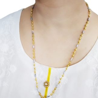 DR21 Daphne Funky Golden Silver Beads Chain For Women