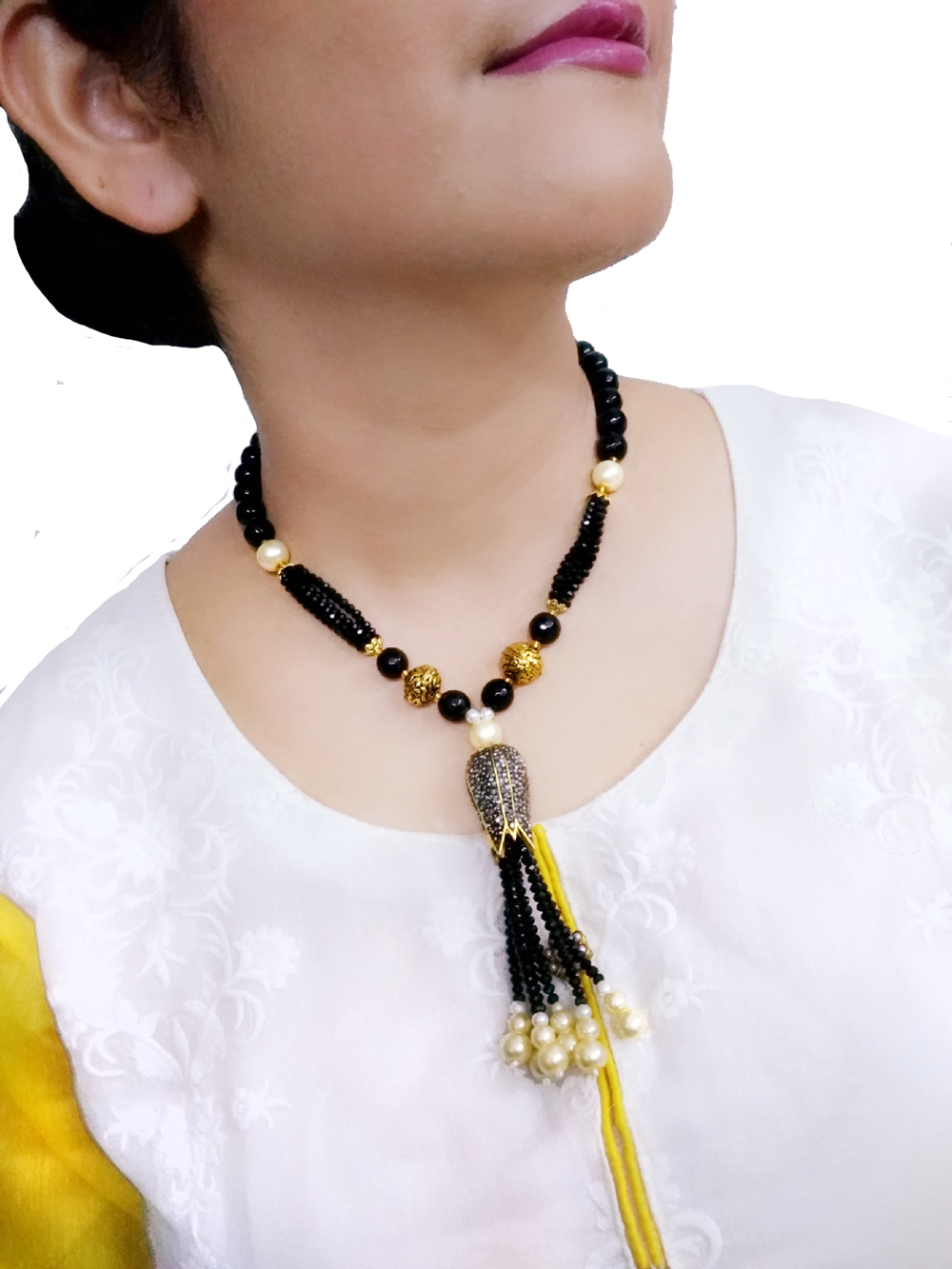 Black Nile | SASKIA | Beaded Necklace