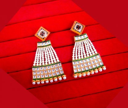 DN11 Daphne Designer Pearls Danglers Ethnic Wear For Girls