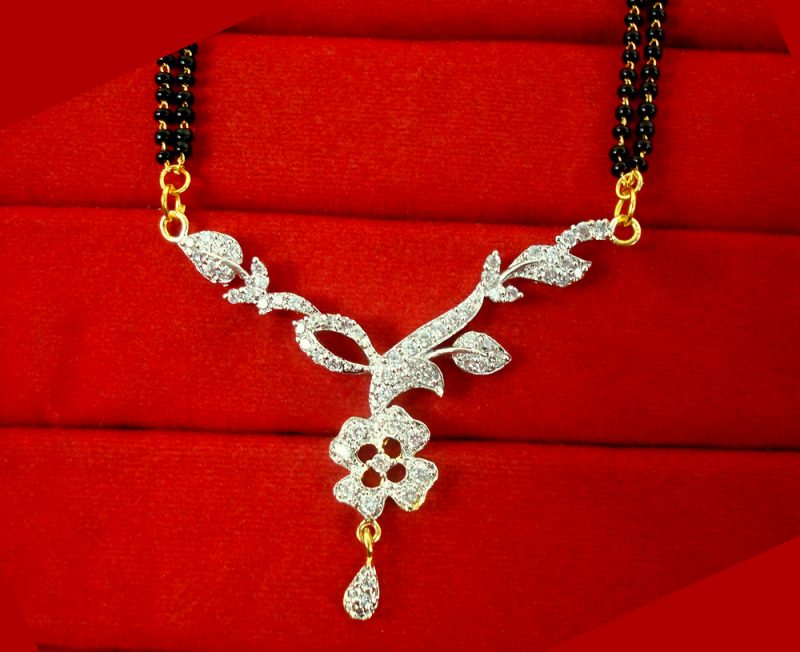 HC79 Daphne Handmade Flora Leaf Mangalsutra For KarvaChauth Special