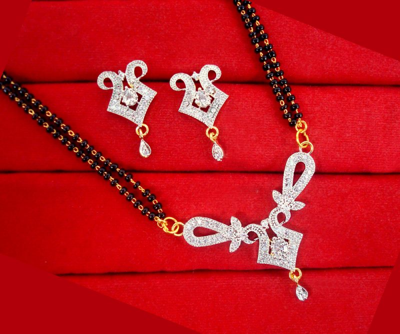 HC82 Daphne Handmade Flora Mangalsutra Set For KarvaChauth Special