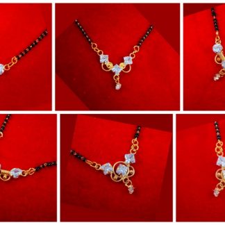 MN2632 Daphne Cute Flora Zircon Mangalsutra Gift for Women