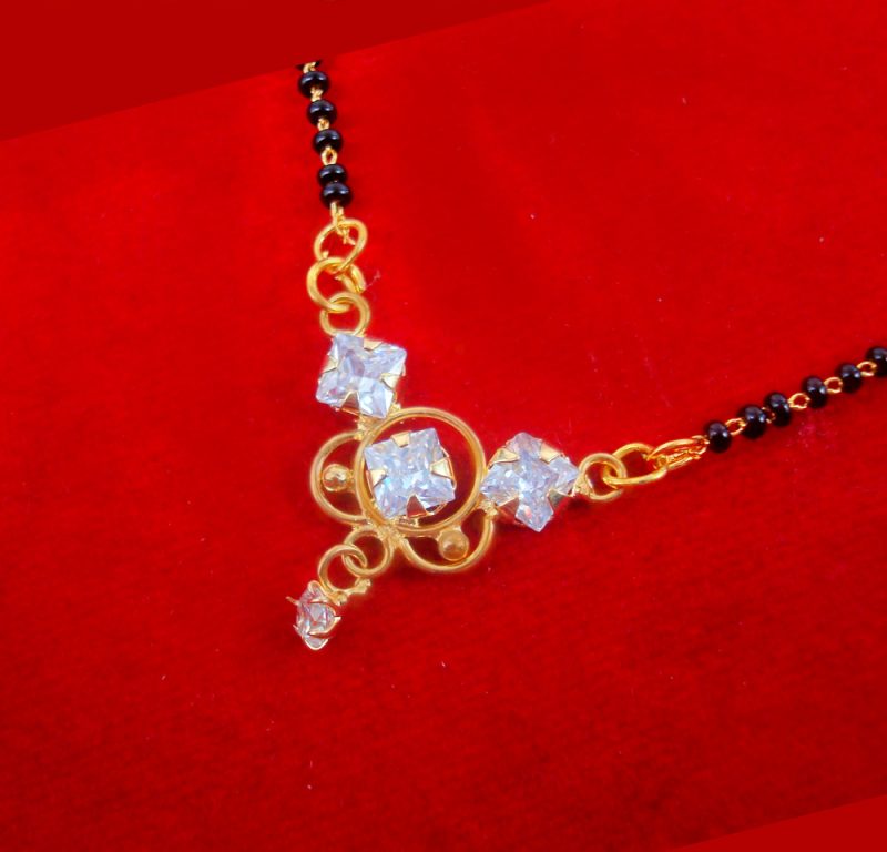 MN30 Daphne Cute Flora Zircon Mangalsutra Gift for Women