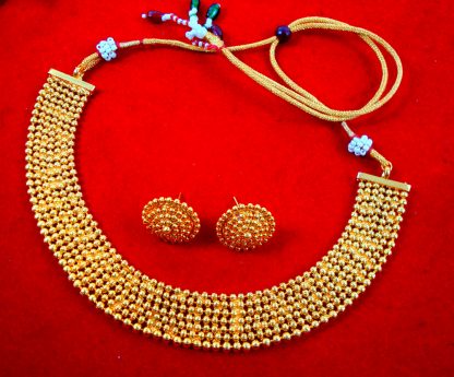 NA67 Daphne Round Rajasthani Style Beautiful Necklace especially for Wedding