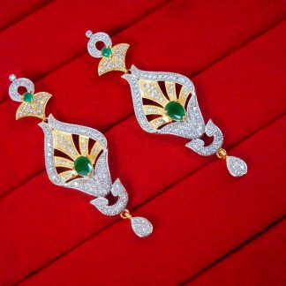 EK15 Daphne Leaf Shape Beautiful Earrings Specially For Wedding and Party Wear