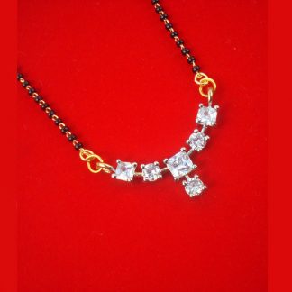 MN33 Daphne Golden Silver Cute Tiny Sleek Mangalsutra For WomenMN33 Daphne Golden Silver Cute Tiny Sleek Mangalsutra For Women