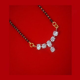 MN36 Daphne Golden Silver Cute Tiny Sleek Mangalsutra For Women