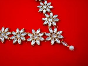 NA72 Daphne Bollywood Style Two Strand Pearl Necklace For Your Special day 