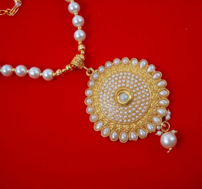 NA80 Daphne Stylish Golden And White Necklace For women