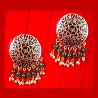 BA38 Daphne Round Patiala Traditional Meenakari Handmade Earring For woman