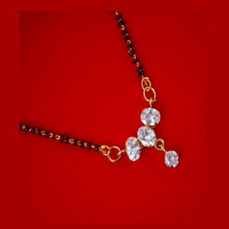 MN45 Daphne Elegant Golden Silver Mangalsutra For Woman