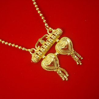 MN47 Daphne Stylish South Indian Double Heart Mangalsutra For Woman