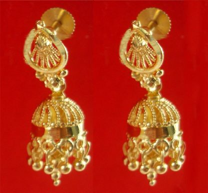 Daphne Royal Look Golden Hanging Jhumki