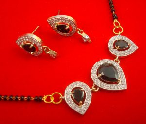 CBU70 Daphne Designer Combo Mangalsutra Earring