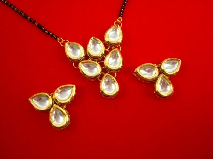 MN70 Daphne Royal Look Mangalsutra With Earing Set For Daily Wear And Newly Brides
