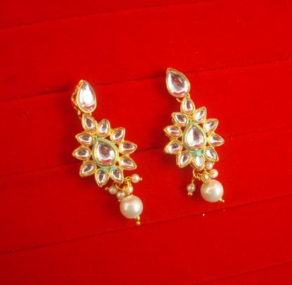 JH64WG Daphne Light Weight Wedding Wear Hanging Earring For Woman