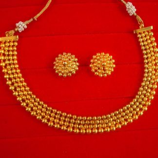 NA67B Daphne Round Rajasthani Style Beautiful Necklace especially for Wedding