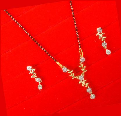 Bollywood Flora Style Mangalsutra Set for KarvaChauth HC77B