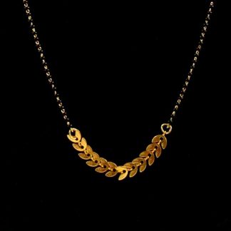 Daily Wear Golden Small Designer Sleek Mangalsutra Gift For Wife MN97