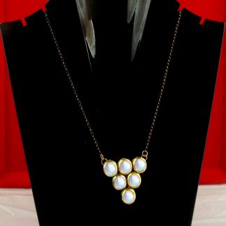 Daily Wear Long Lasting Kundan Mangalsutra Earring Gift For Her DM14