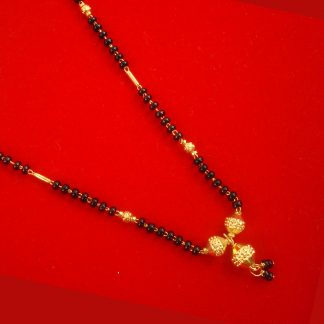 Ethnic Daily Wear Sleek Golden Mangalsutra Gift For Wife T99