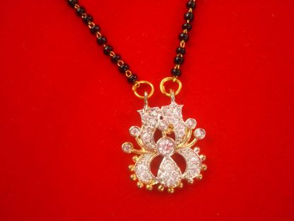 MN92 Daphne New Stylish Daily Wear Silver Pendant Mangalsutra for Woman