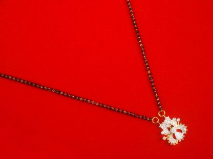 MN92 Daphne New Stylish Daily Wear Silver Pendant Mangalsutra for Woman
