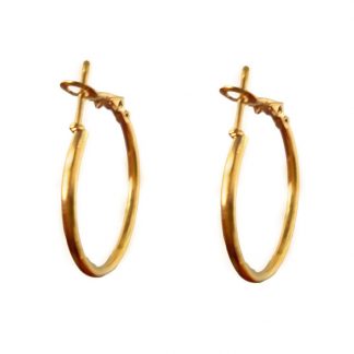 Classy Big Round Hoop Earring Wear With Indo Western Dresses FE13