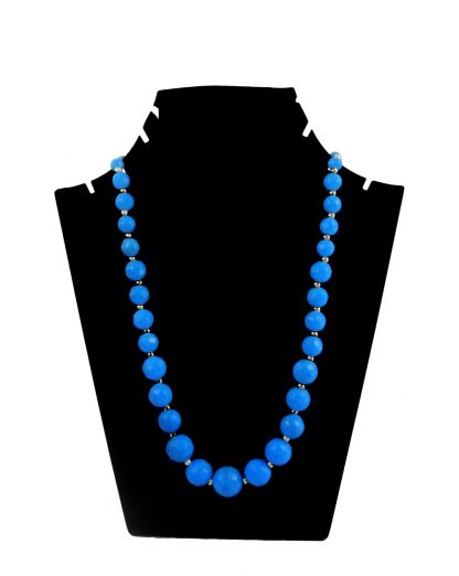 Classy Unique Blue Onyx Chain Christmas Gift For Wife Onyx22