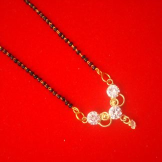 Daily Wear Designer Golden Mangalsutra Gift For Wife DM28