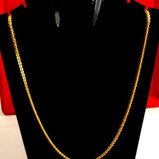 Designer Classy Royal Look Golden Chain Wear With Any Pendant DC23